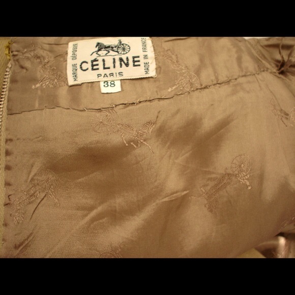 Vintage 1970s CELINE Paris A-line Camel Wool Skirt Size 38, 27W - Picture 9 of 14